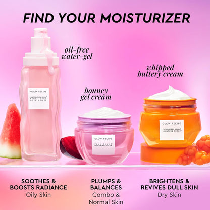 Pink Juice Water Gel Moisturizer - Oil-Free Hydrating Hyaluronic Acid Gel for Oily Skin, Non-Comedogenic, Long-Lasting (50ml)