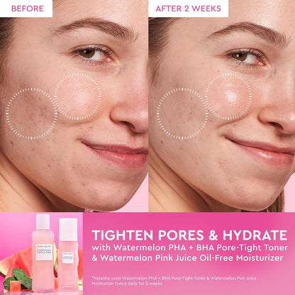 Pink Juice Water Gel Moisturizer - Oil-Free Hydrating Hyaluronic Acid Gel for Oily Skin, Non-Comedogenic, Long-Lasting (50ml)