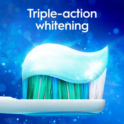 Crest 3D White Advanced Teeth Whitening Toothpaste, Radiant Mint